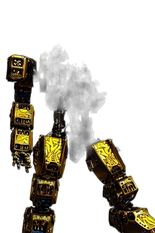 robot, weapon, concept art, 3d render, photorealistic, intricate, ornate, boxing transparent PNG cut-out