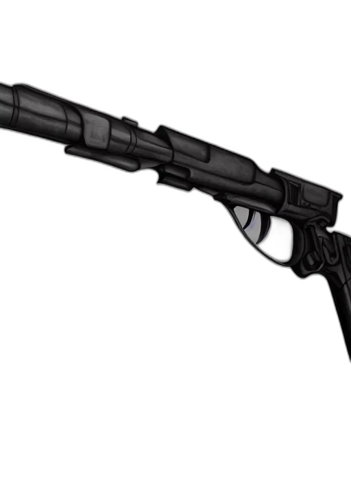 weapon, staff, umbrella, sword, concept art, 3d render, cartoon, gun transparent PNG cut-out