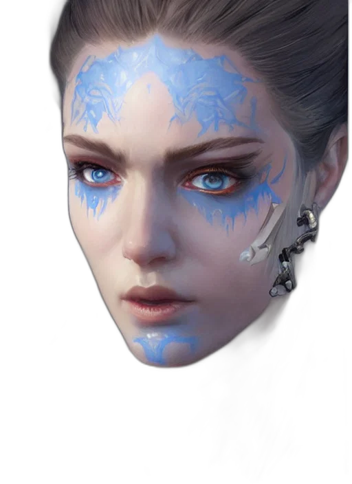face, mask, jewelry, crown, fantasy art, concept art, photorealistic, pixel art transparent PNG cut-out