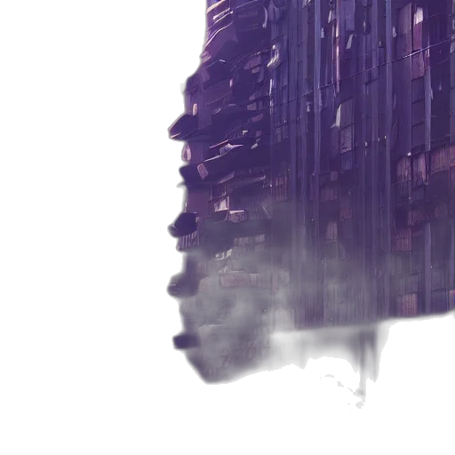 robot, building, face, mask transparent PNG cut-out