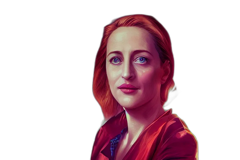 face, robot, jacket, photorealistic transparent PNG cut-out