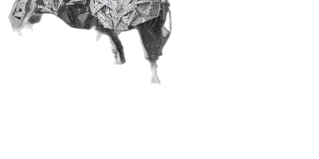animal, creature, dress, dragon, photorealistic, concept art, pencil sketch, 3d render transparent PNG cut-out