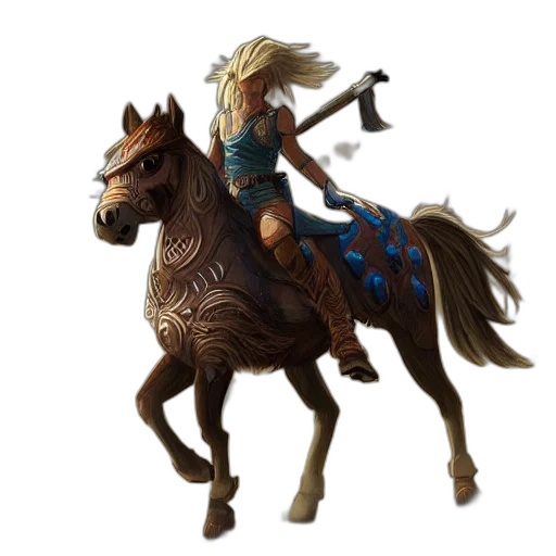 dragon, fantasy art, concept art, pixel art, comic book art, link, horse, biopunk transparent PNG cut-out