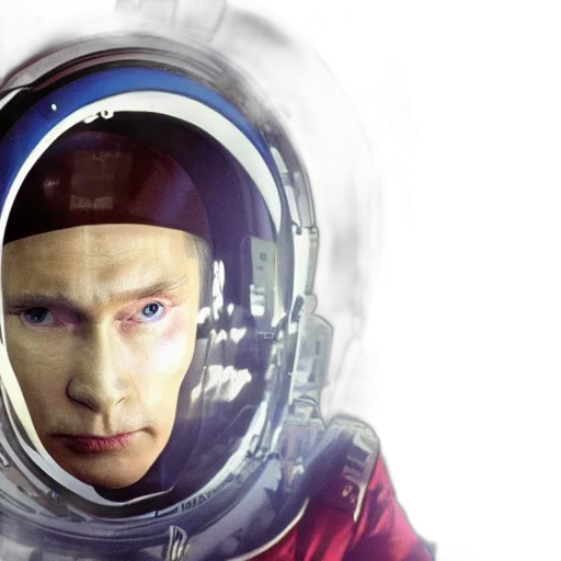 face, outer space, film, still, vladmir, putin, space, oddity transparent PNG cut-out