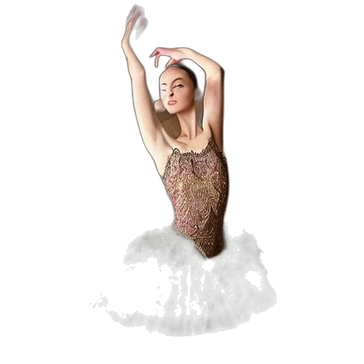 dress, hair, photorealistic, concept art, ballerina, princess, diamonds, gorgeous transparent PNG cut-out