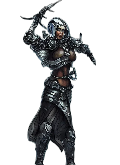 weapon, sword, concept art, fantasy art, comic book art, cyberpunk, monochrome, dark transparent PNG cut-out