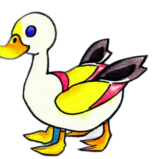 animal, staff, creature, weapon, pixel art, concept art, 3d render, cartoon transparent PNG cut-out