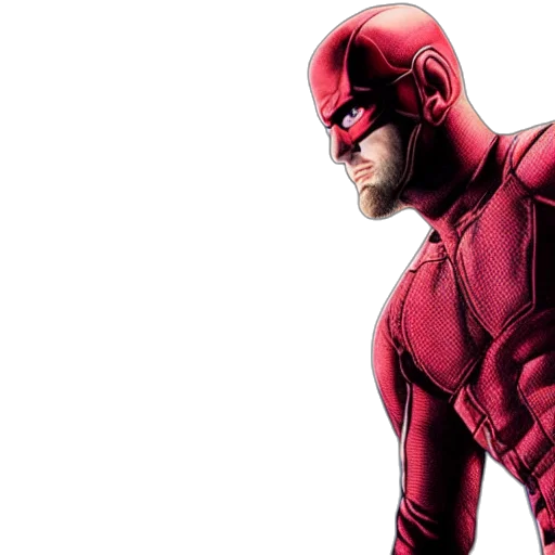 comic book art, chris, evans, daredevil transparent PNG cut-out