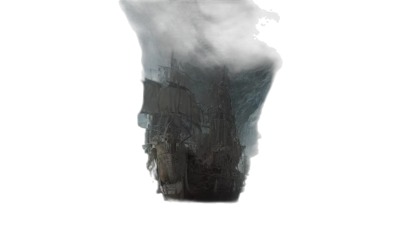bottle, mask, crown, weapon transparent PNG cut-out