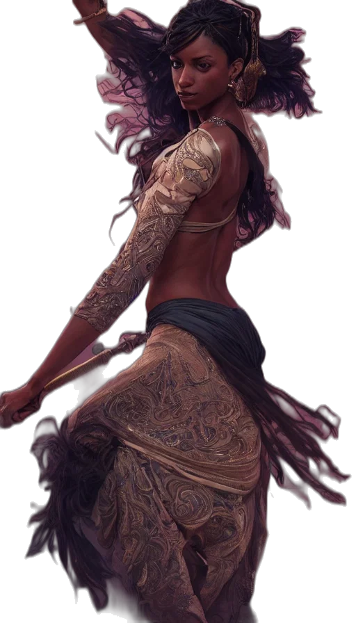 staff, sword, weapon, dress transparent PNG cut-out