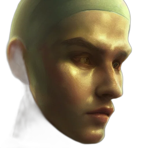 face, mask, hat, crown, photorealistic, concept art, 3d render, oil painting transparent PNG cut-out