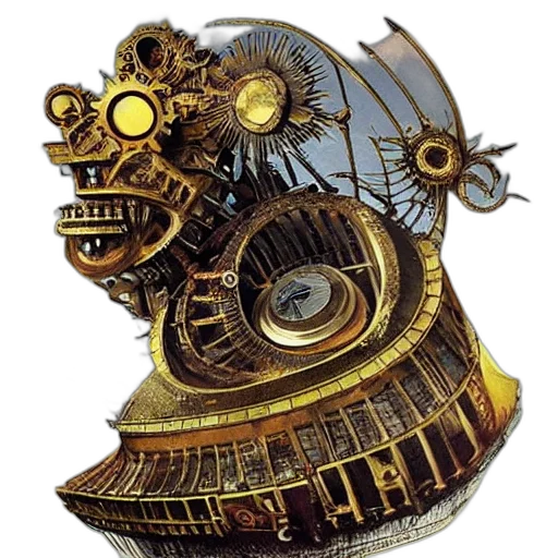 mask, robot, face, crown transparent PNG cut-out