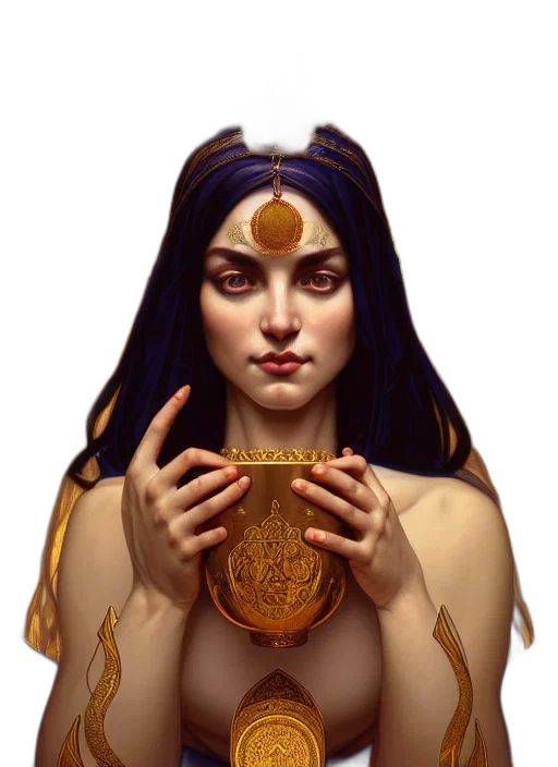 jewelry, crown, face, mask, fantasy art, concept art, pixel art, photorealistic transparent PNG cut-out