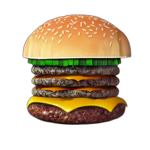food, animal, crown, weapon, 3d render, photorealistic, pixel art, concept art transparent PNG cut-out