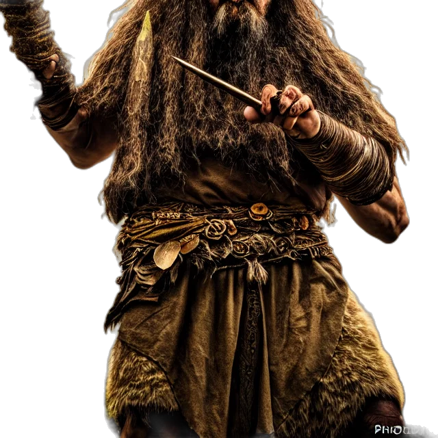 staff, sword, hair, animal, fantasy art, concept art, photorealistic, photo transparent PNG cut-out
