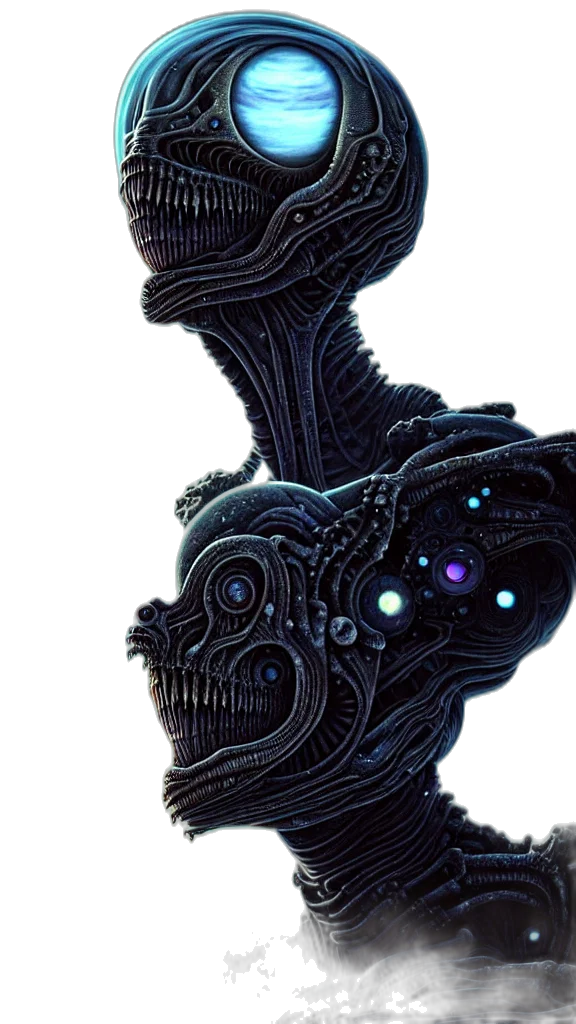 mask, robot, crown, face, concept art, 3d render, cyberpunk, fantasy art transparent PNG cut-out