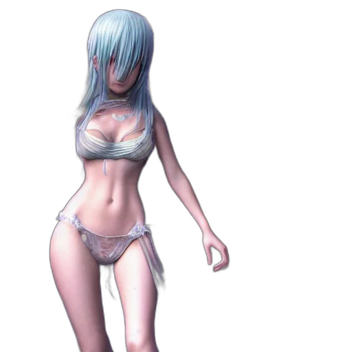 robot, dress, creature, weapon, concept art, 3d render, anime, fantasy art transparent PNG cut-out