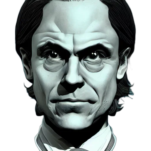 face, mask, photorealistic, comic book art transparent PNG cut-out