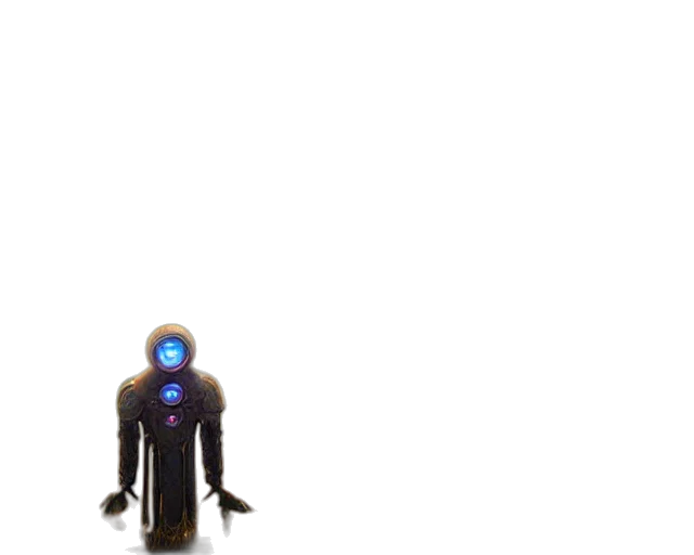 robot, creature, staff, animal transparent PNG cut-out