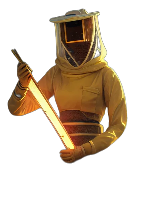 staff, mask, robot, sword transparent PNG cut-out