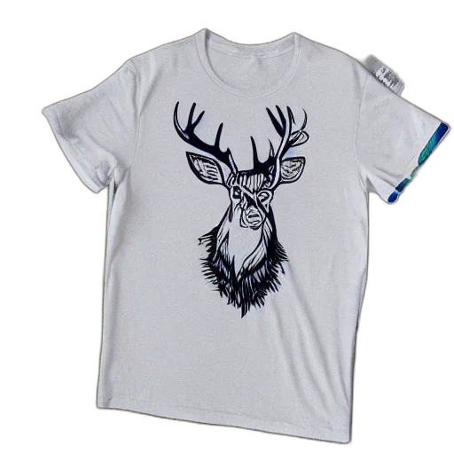 mystic, deer, line, art, graphic, tees transparent PNG cut-out