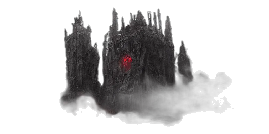concept art, fantasy art, watercolor, 3d render, fog, fire, outer space, forest transparent PNG cut-out