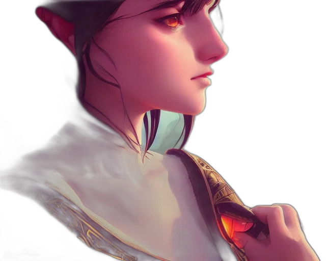 sword, staff, face, hat, fantasy art, concept art, photorealistic, oil painting transparent PNG cut-out