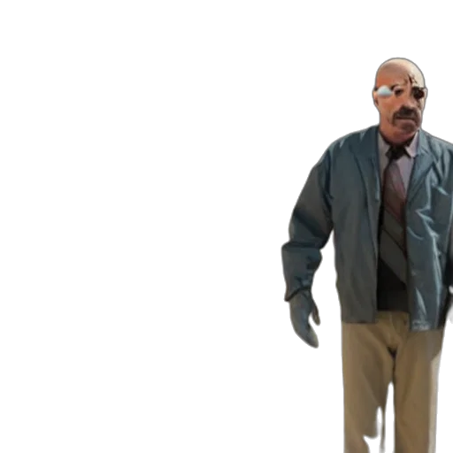 jacket, staff, creature, weapon transparent PNG cut-out