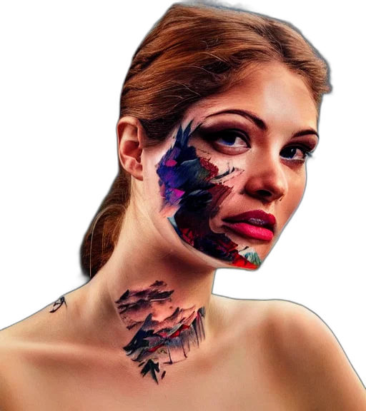 face, mask, jewelry, dress transparent PNG cut-out