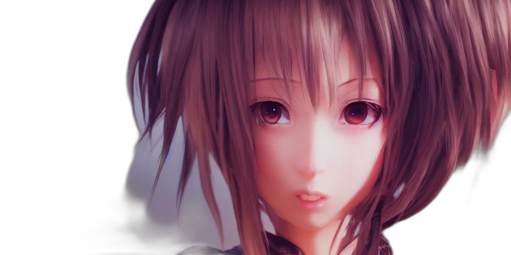 face, robot, creature, hair, photorealistic, anime, 3d render, oil painting transparent PNG cut-out
