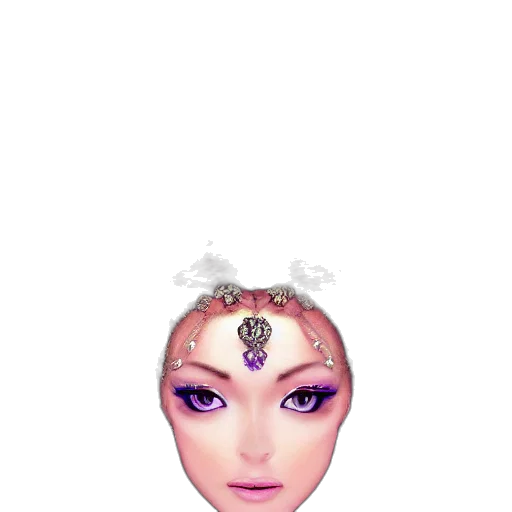 crown, mask, face, jewelry, fantasy art, cartoon, concept art, photorealistic transparent PNG cut-out