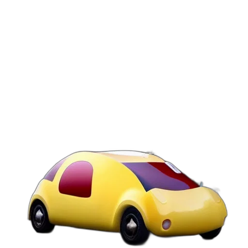 car, robot, furniture, 3d render, concept art, shaped, like, cheeseburger transparent PNG cut-out