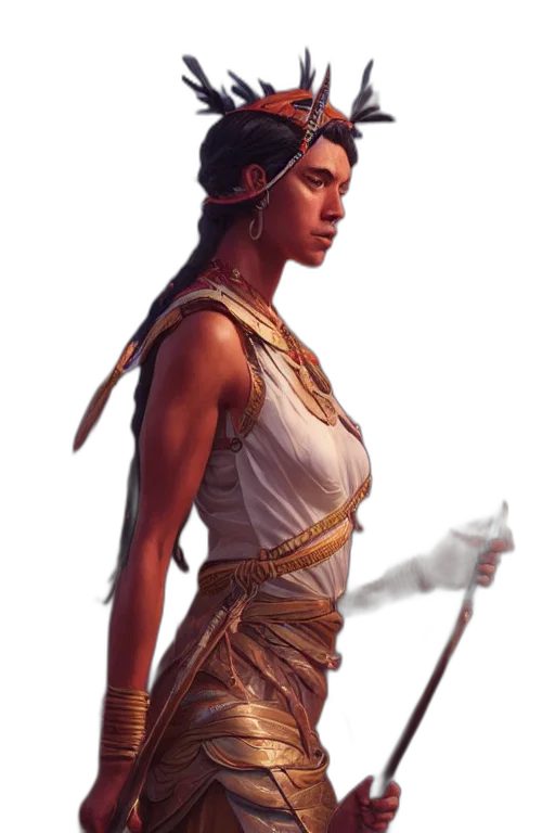 staff, sword, weapon, dress transparent PNG cut-out