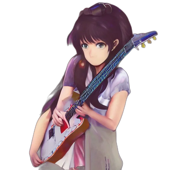 weapon, staff, sword, dress, anime, pixel art, cartoon, vaporwave transparent PNG cut-out