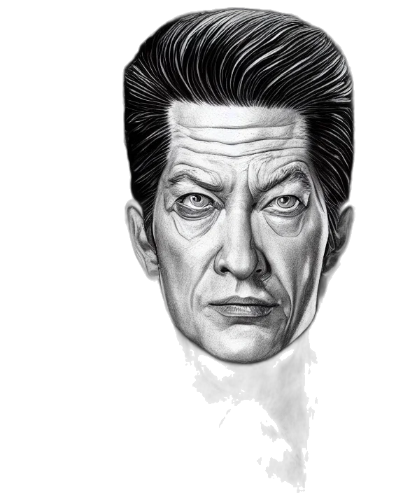 face, photorealistic, pencil sketch, comic book art, cartoon, highly, detailed, ink transparent PNG cut-out