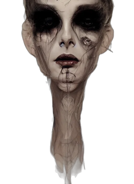 mask, face, creature, staff transparent PNG cut-out