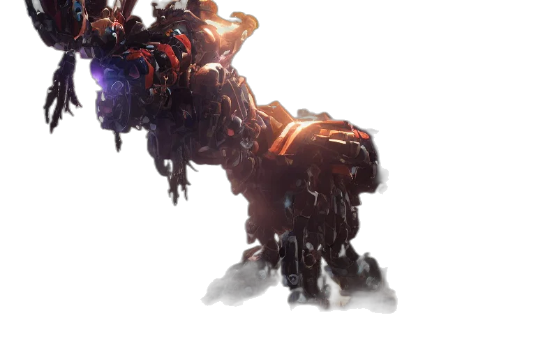 robot, dragon, weapon, creature, concept art, 3d render, fantasy art, photorealistic transparent PNG cut-out