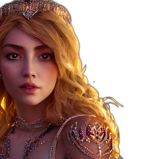 crown, fantasy art, concept art, photorealistic transparent PNG cut-out