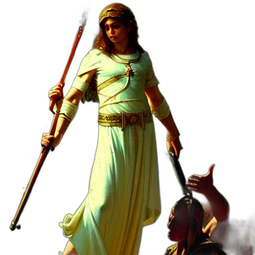 staff, sword, concept art, fantasy art, pixel art, 3d render, saint, michael transparent PNG cut-out