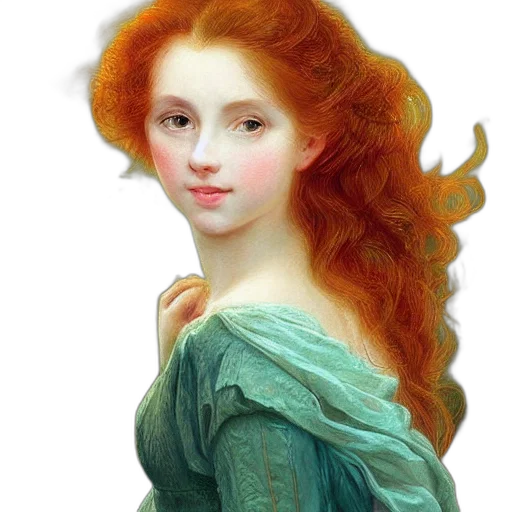 hair, dress, face, crown transparent PNG cut-out