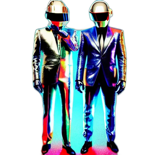 jacket, robot, vaporwave, concept art transparent PNG cut-out
