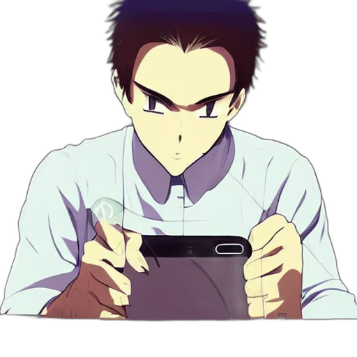 staff, face, anime, cartoon transparent PNG cut-out