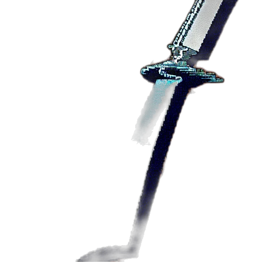 sword, weapon, staff, jewelry, concept art, 3d render, pixel art, fantasy art transparent PNG cut-out