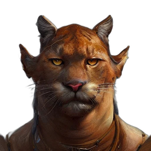 animal, staff, face, creature transparent PNG cut-out