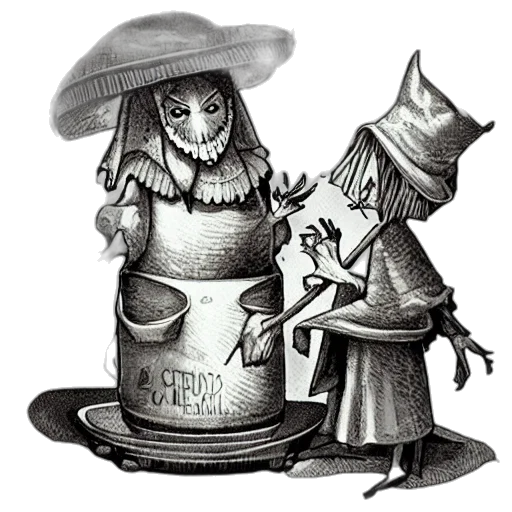 hat, mask, staff, jewelry transparent PNG cut-out