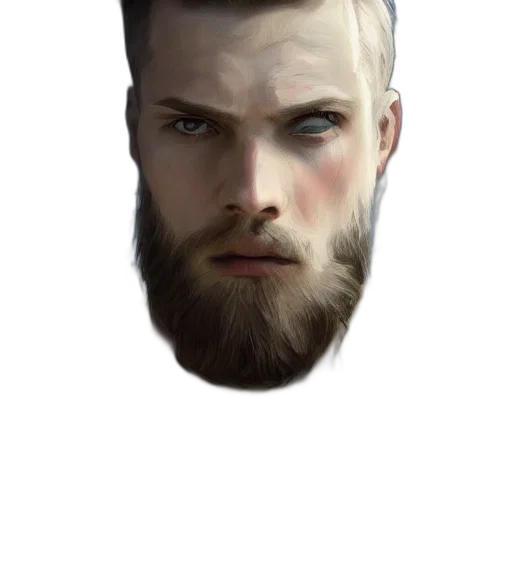 face, mask, creature, hair, photorealistic, concept art, pixel art, fantasy art transparent PNG cut-out