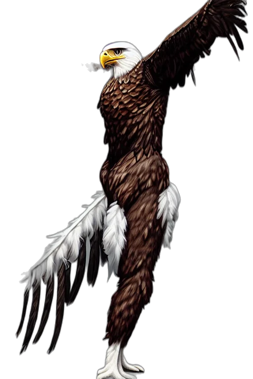 animal, staff, hair, creature, concept art, fantasy art, pixel art, 3d render transparent PNG cut-out