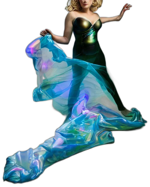 dress, umbrella, shoes, dragon transparent PNG cut-out