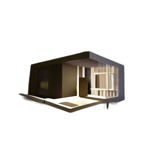 furniture, building, 3d render, concept art, photorealistic, pixel art, earth tones, crystal transparent PNG cut-out