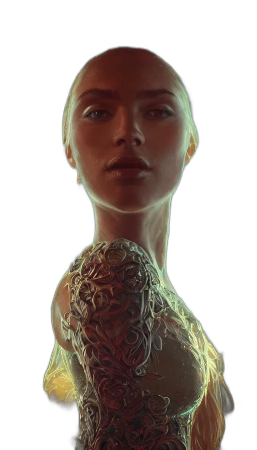 face, robot, jewelry, crown transparent PNG cut-out